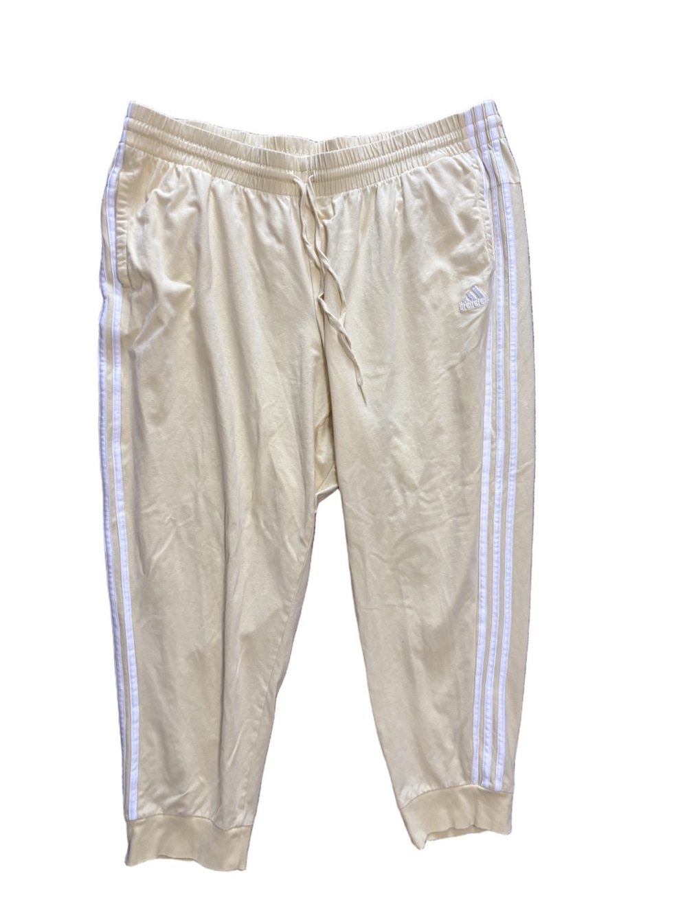 Adidas Track Jumpsuit - Cream Yellow 3X - Picture 3 of 8